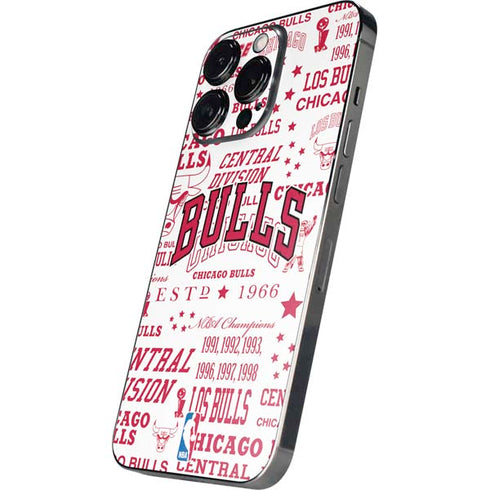 NBA Chicago Bulls Historic Blast iPhone 16 Pro Skin